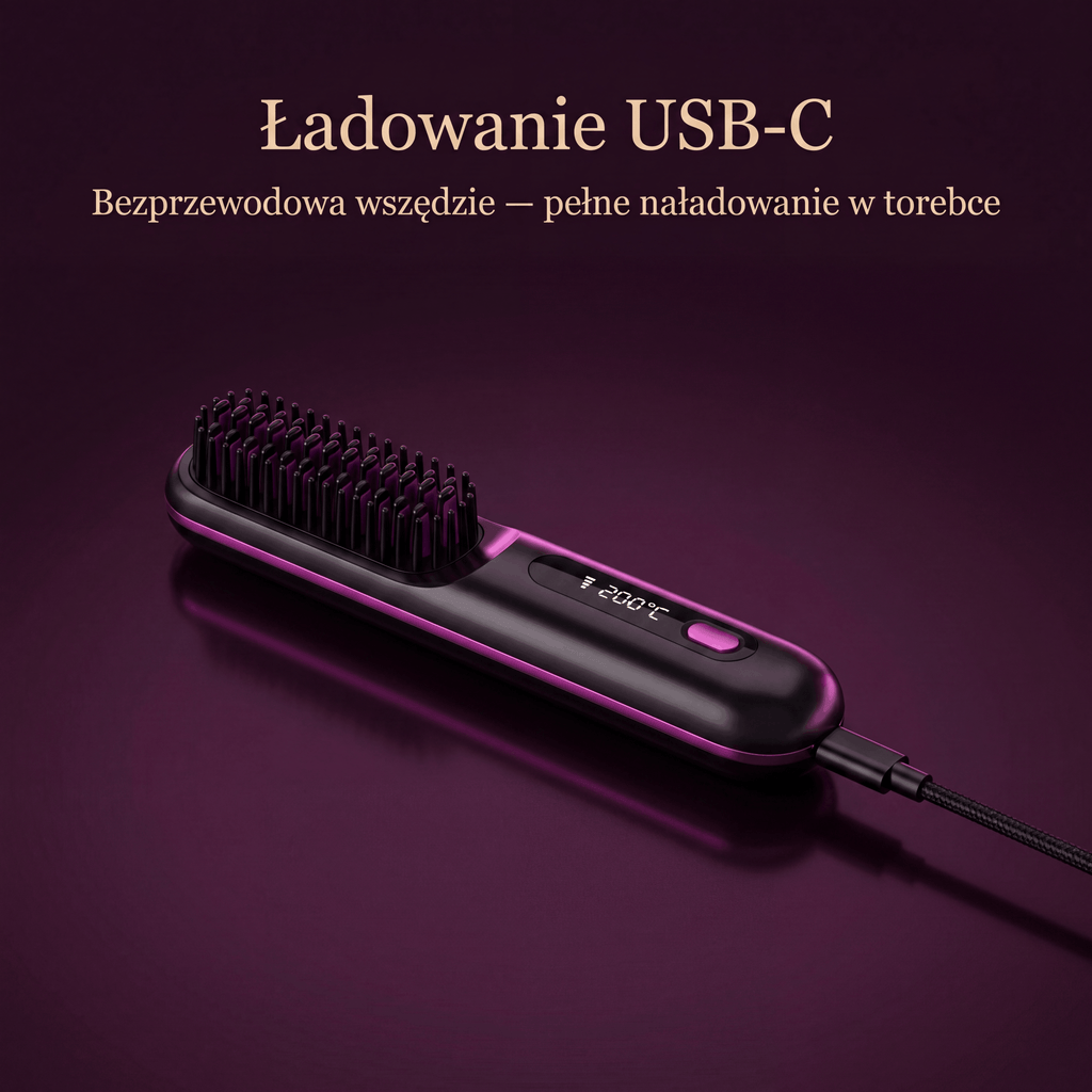Velsana — bezprzewodowa prostownica-szczotka