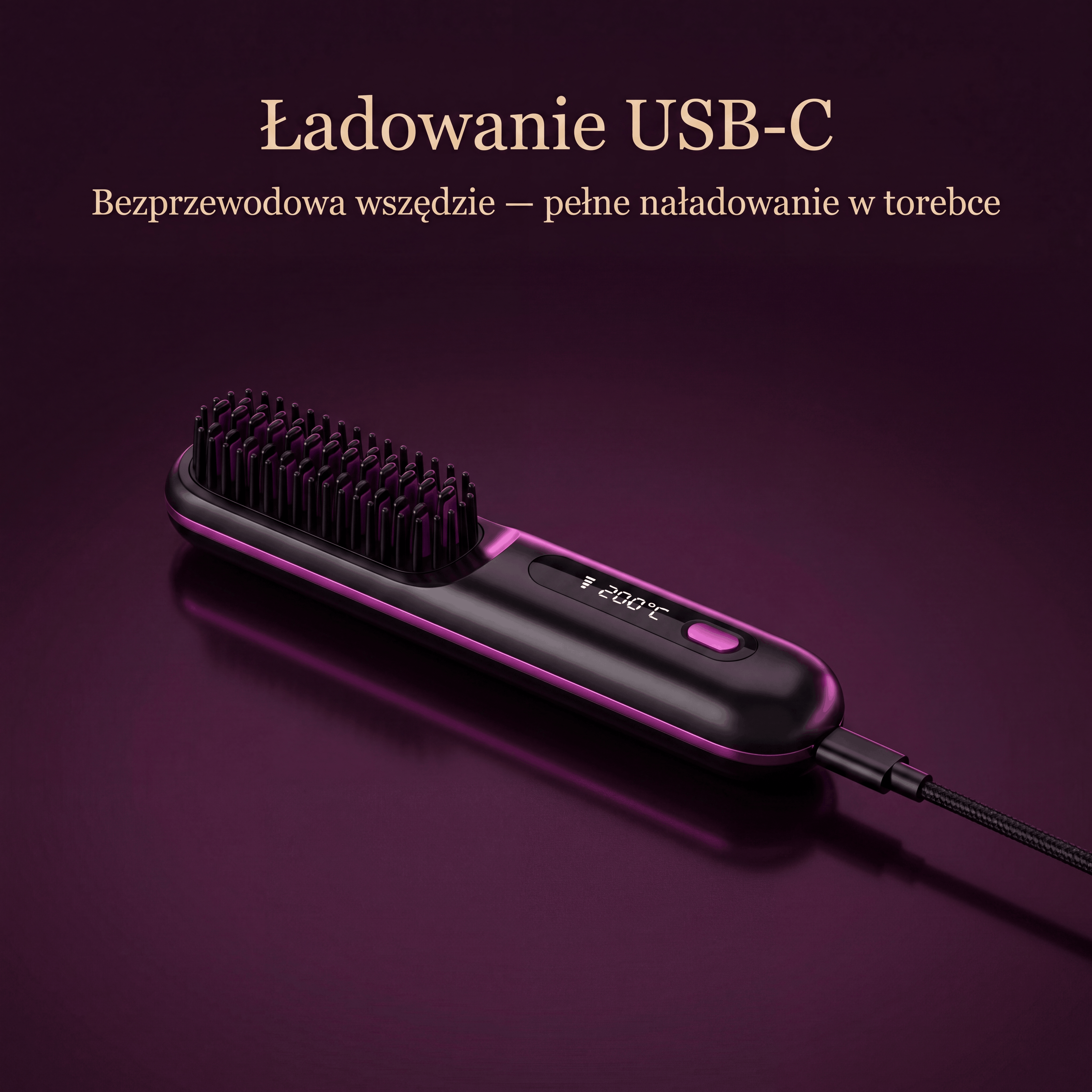 Velsana — bezprzewodowa prostownica-szczotka